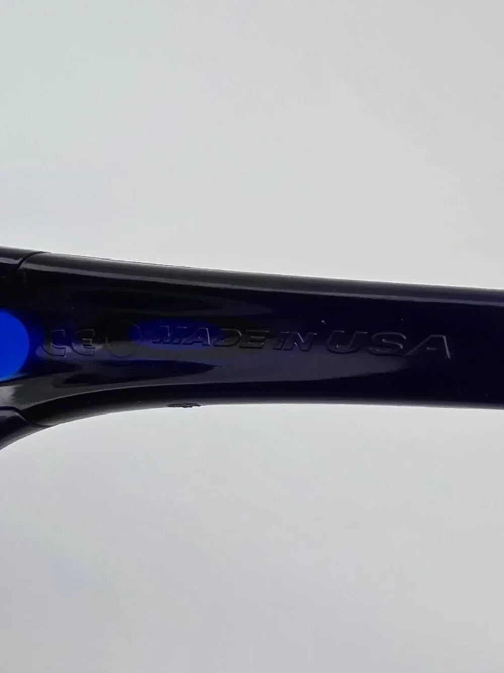 Oakley 03-123 Fives Gen 1.0 Dark Crystal Blue Frame Black Iridium Sunglasses